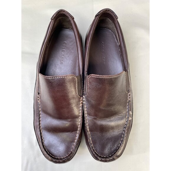Cole Haan Men's Brown Leather Loafers / Slip on Shoes Size 10W SKU 6001 - Picture 2 of 8